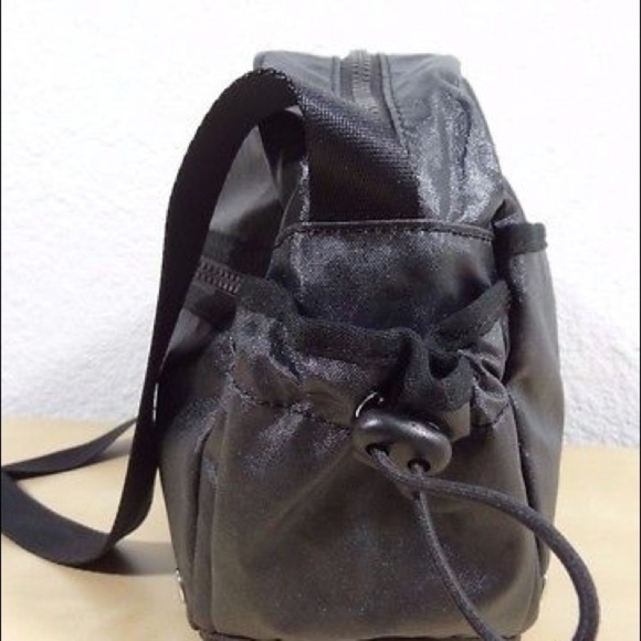 Juicy Couture Black Coated Canvas Bag Key Fob NWT - Picture 3 of 8